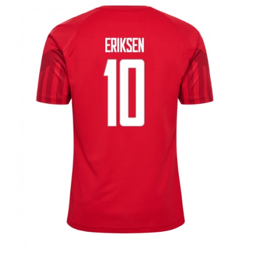 Maillot de foot Danemark Christian Eriksen #10 Domicile Monde 2022 Manches Courte